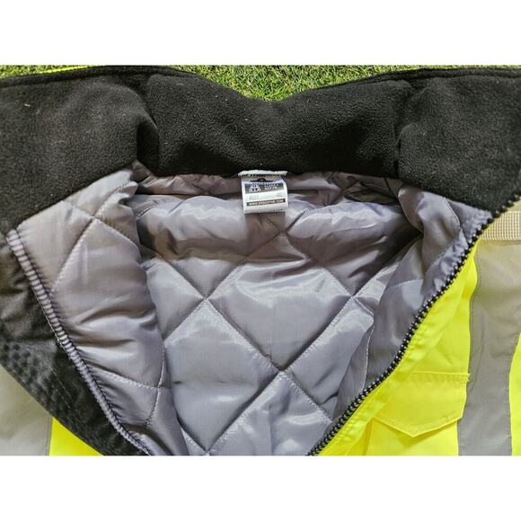 Be Tenacious Work Gear “GloWear” Men’s Winter Bomber Jacket Sz 4XL Ergodyne EUC - Picture 4 of 8